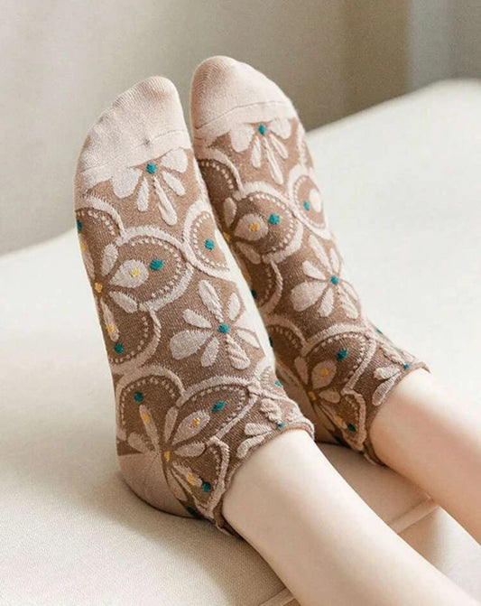 Fiona Gorgeous Pattern Socks (Clearance)