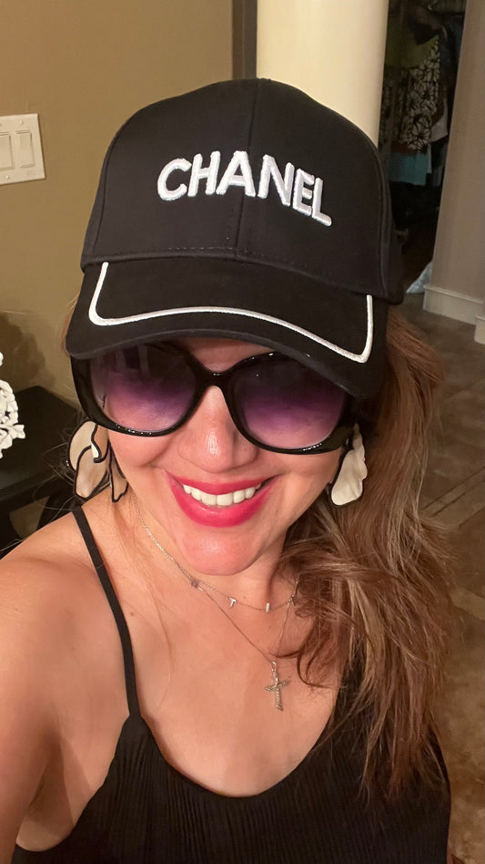 Black and White Cap