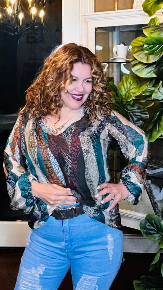 Do Stella Italian Silk Top