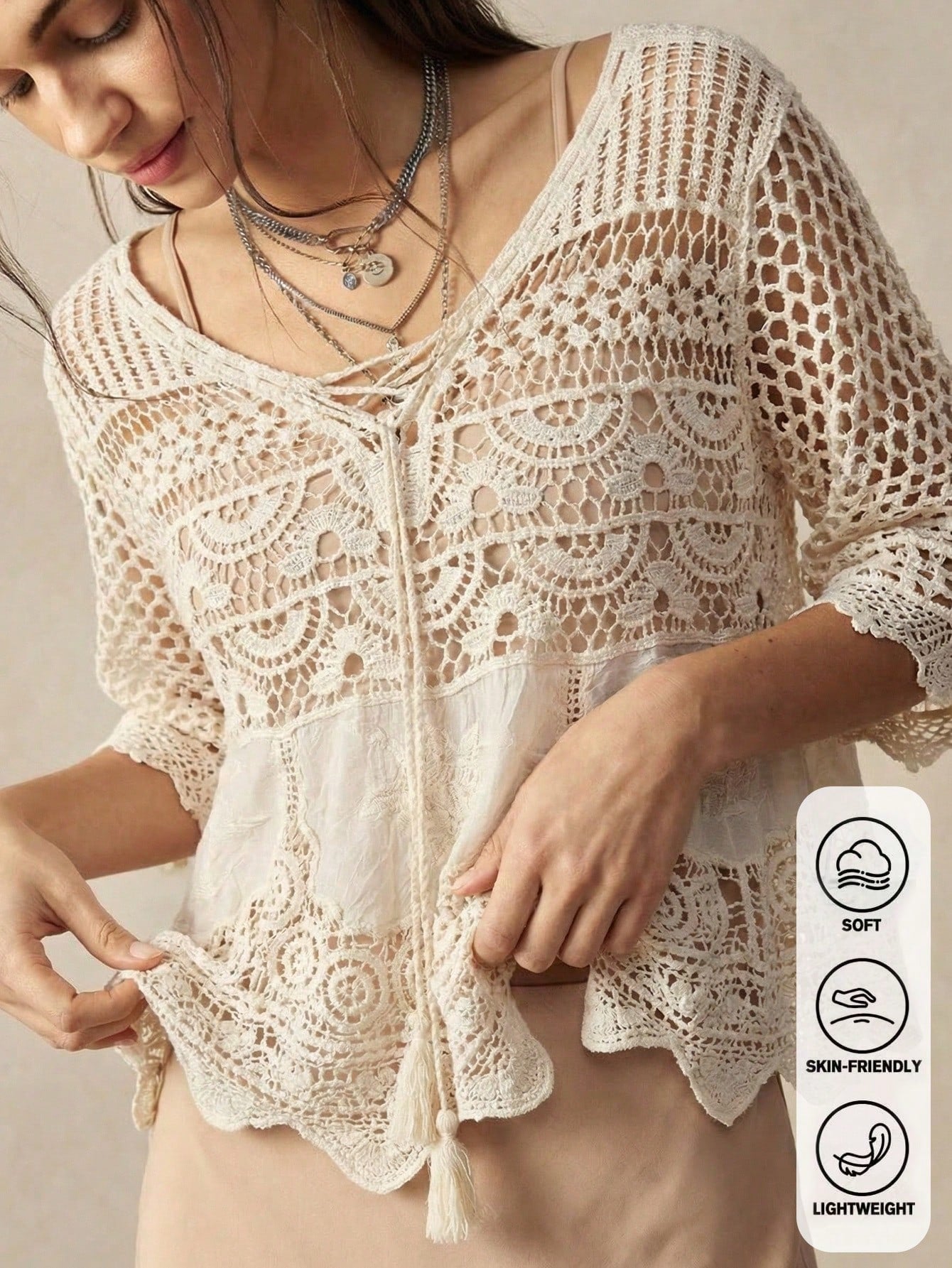 Carla Crochet Top