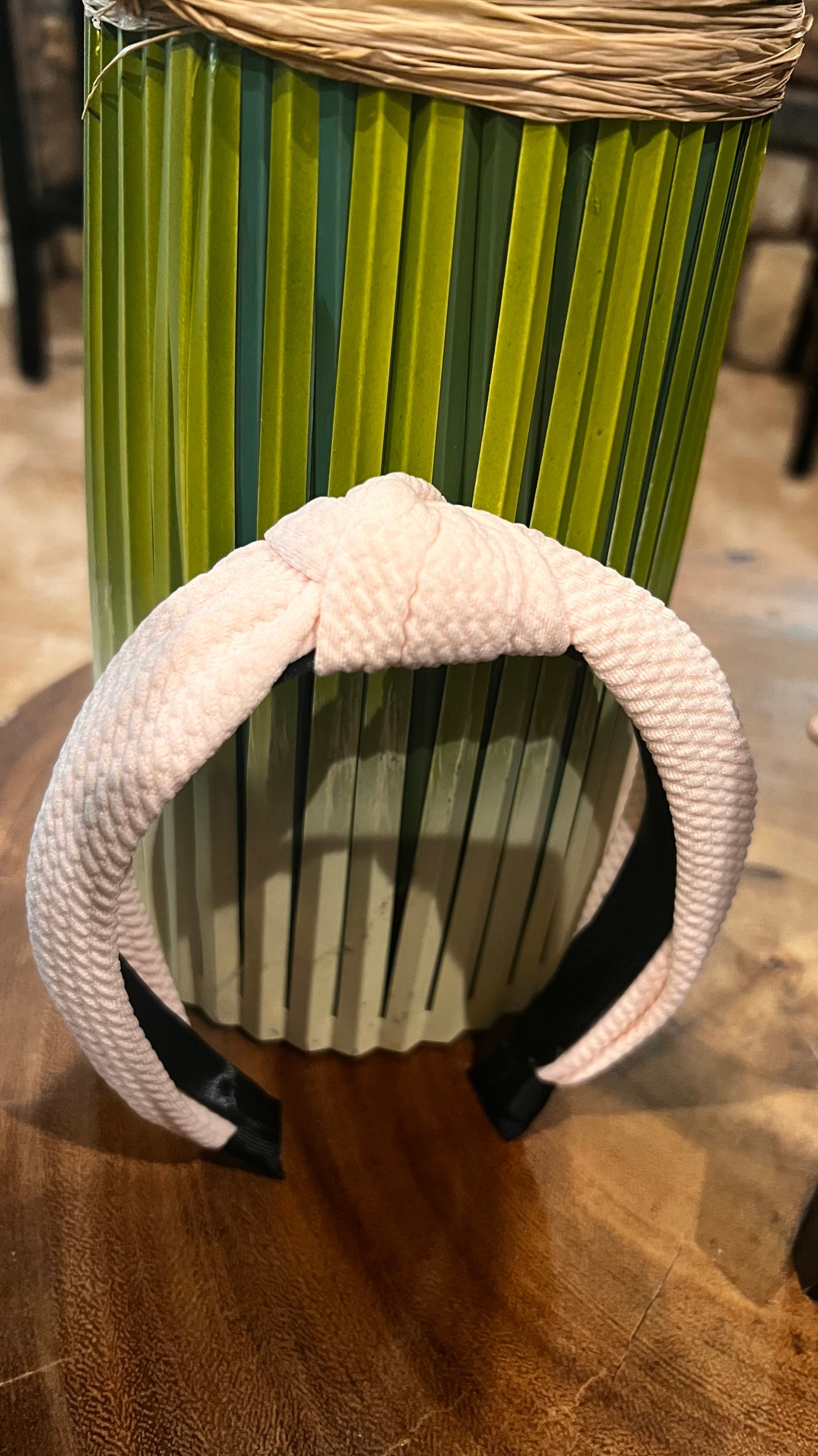 Very light Blush Knotted Headband