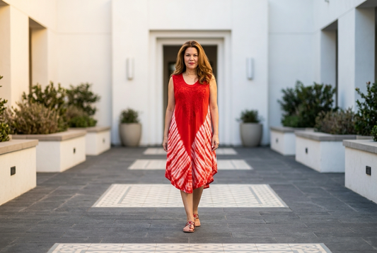 Bibi Red Beach Dress