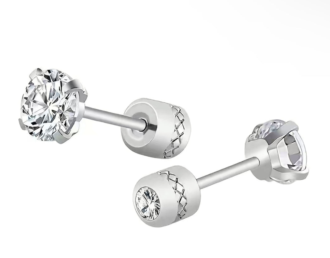 Bernie Titanium Earrings
