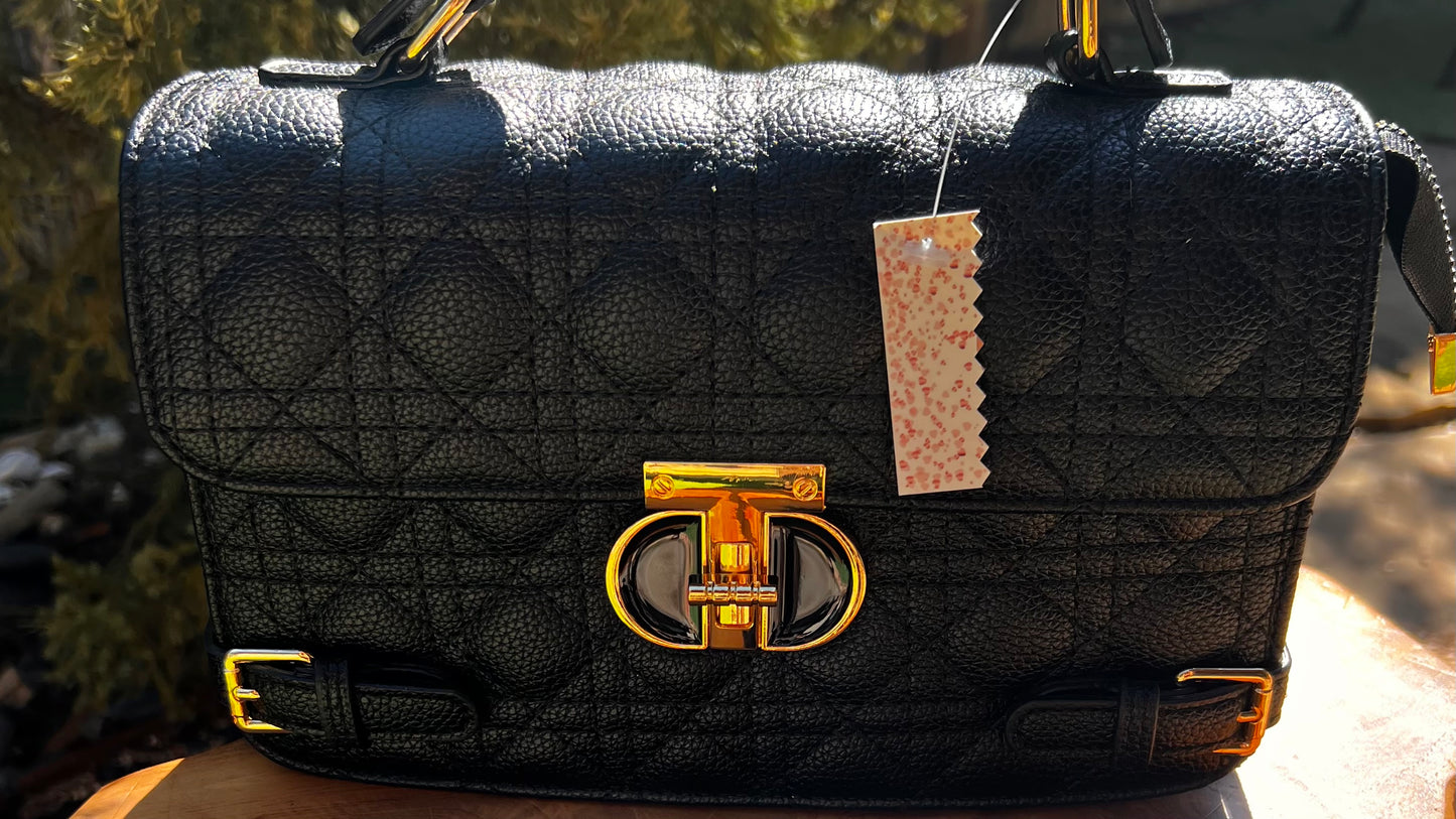 Black Quilted Luxury Bag
