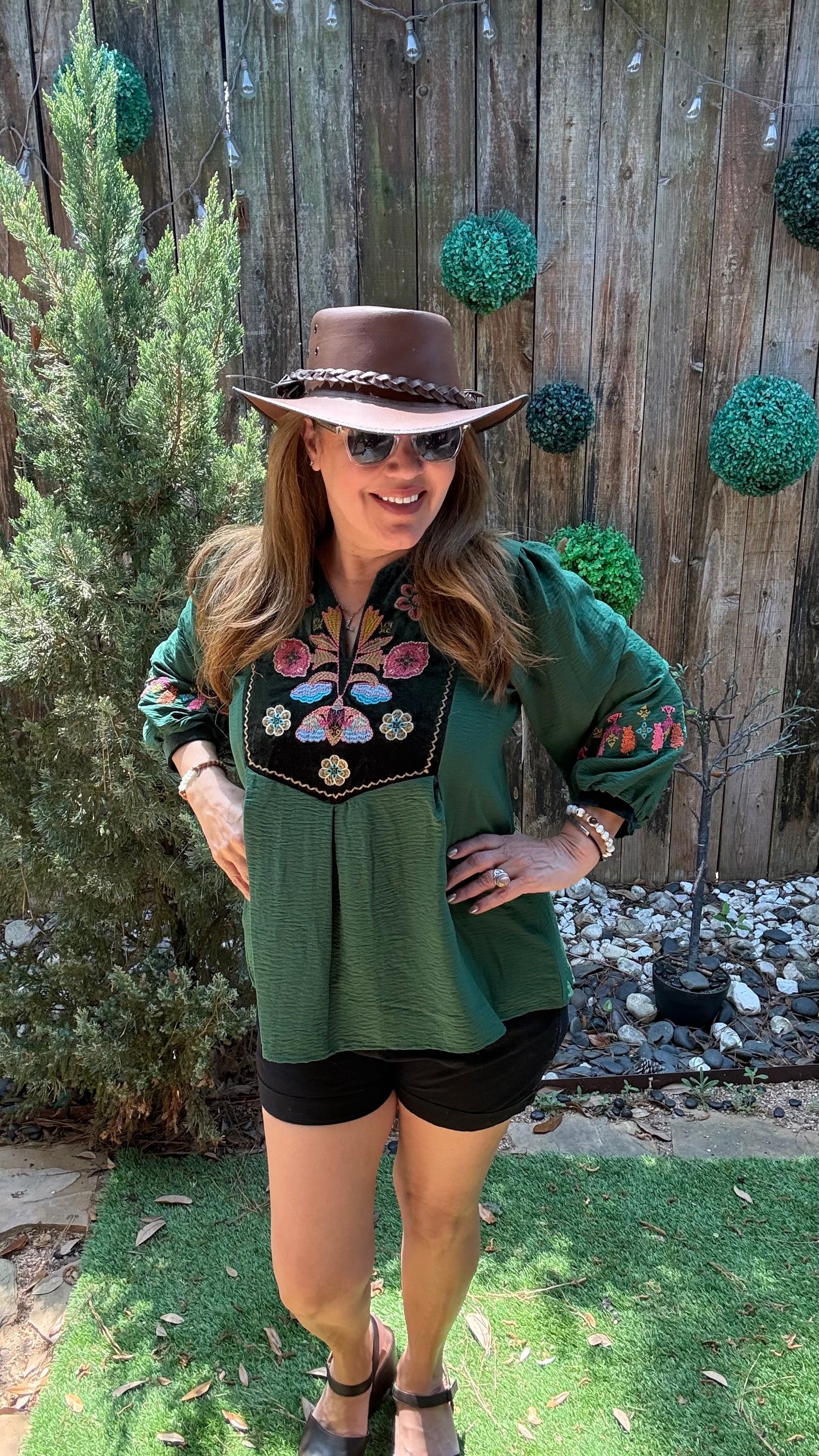 Gigi Embroidered Top