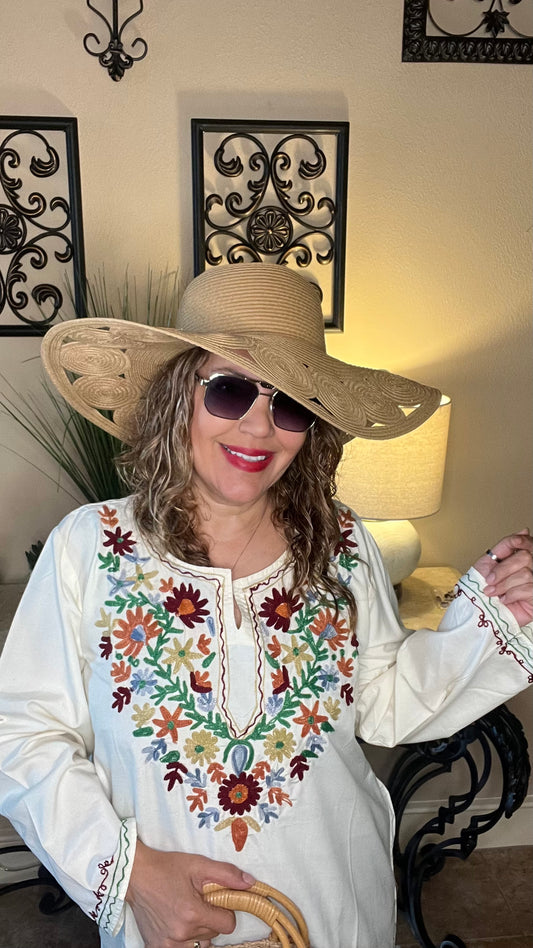 Cabo Ready Embroidered Top