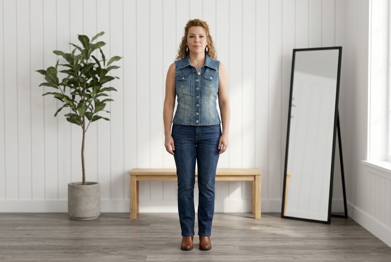 Marissa Denim Vest Top