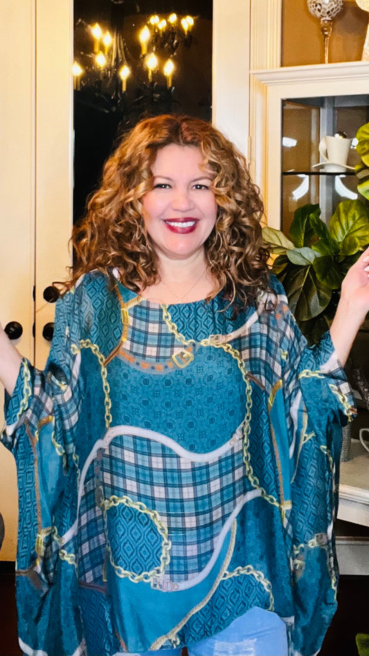 Grecia Italian Silk Top