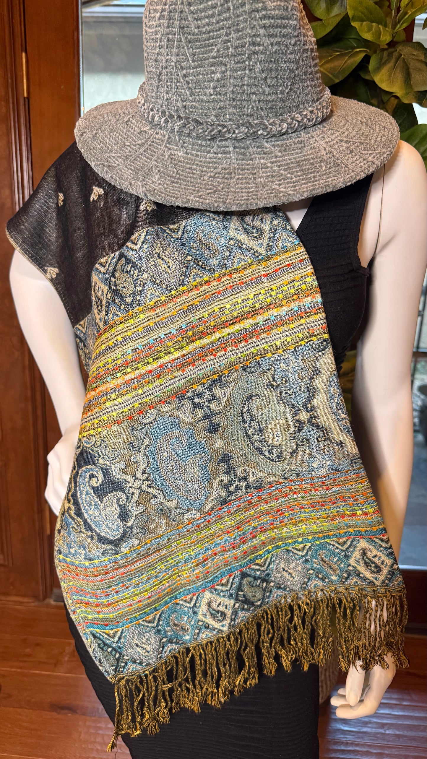 Sandra Pashmina Scarf Top