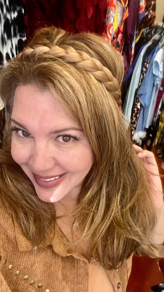 Maite Brown Mixed with Light Brown Headband