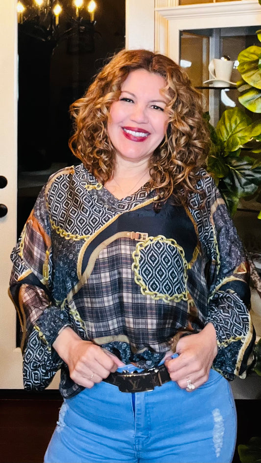 Brenda Italian Silk Top