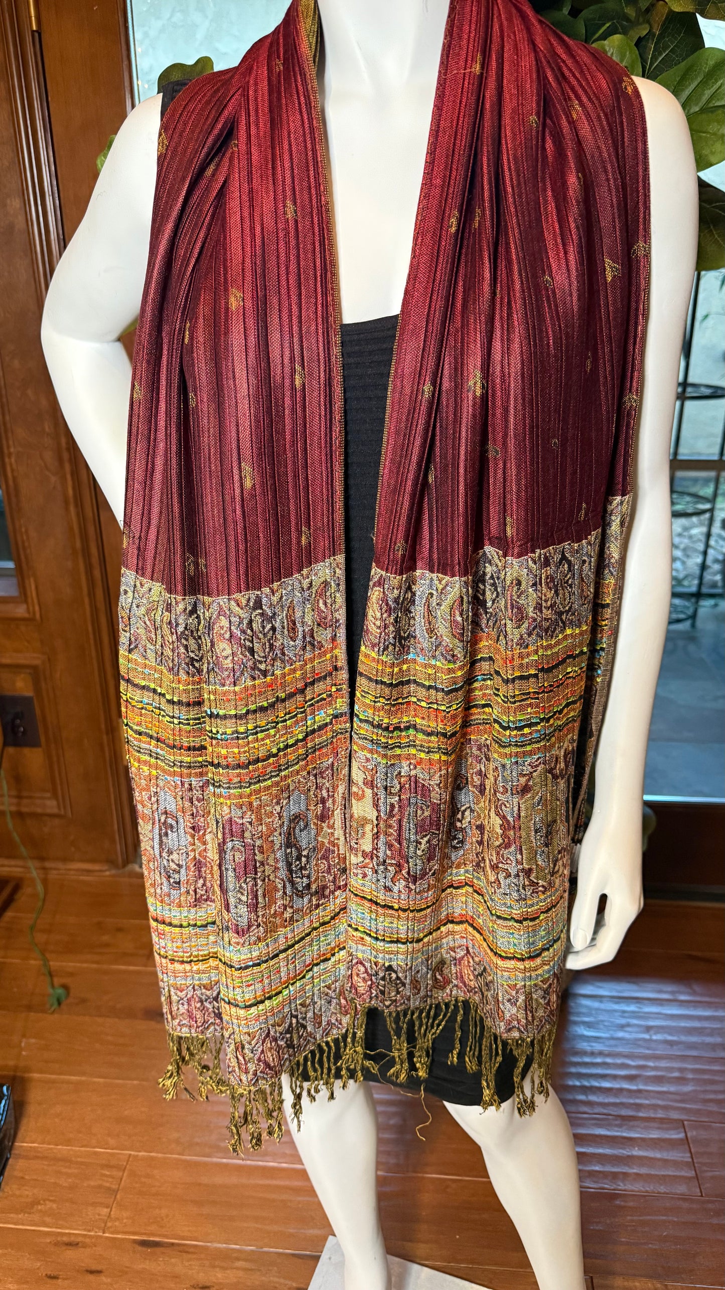 Linda Pashmina Scarf Top