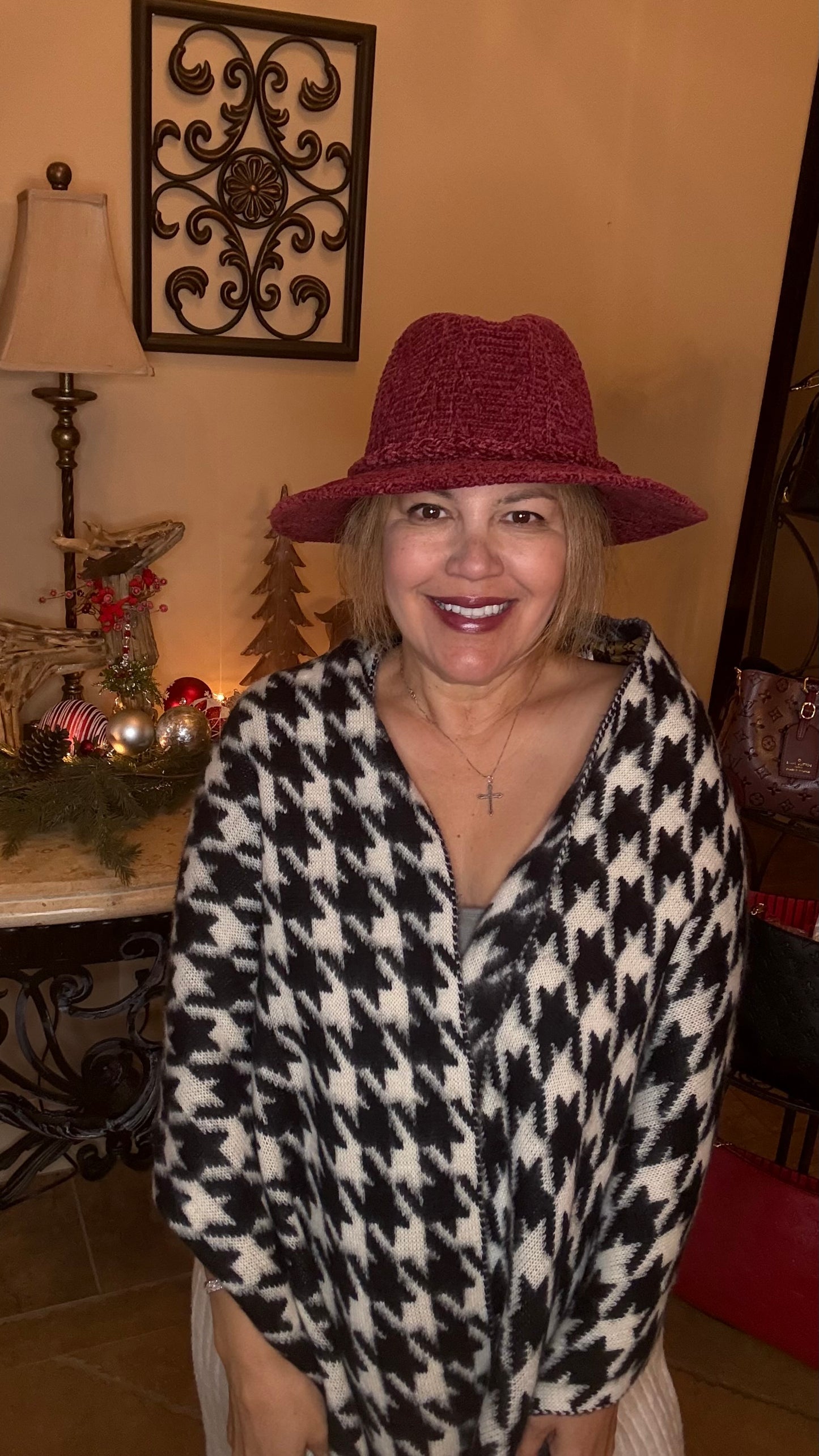 Pat Tooth hound Print Scarf Top