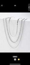 Load image into Gallery viewer, Stainless Steel Necklace   Chain Set
