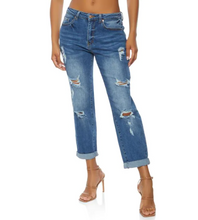 Load image into Gallery viewer, Kimberly Boyfriend Blue Jean Pant
