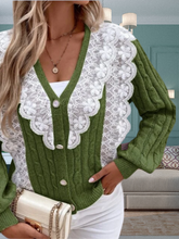 Load image into Gallery viewer, Christina Scallop Detail Cardigan
