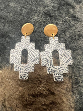 Load image into Gallery viewer, Loretta Black and White Earrings
