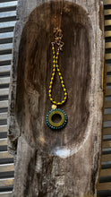Load image into Gallery viewer, Teal &amp; Olive Necklace
