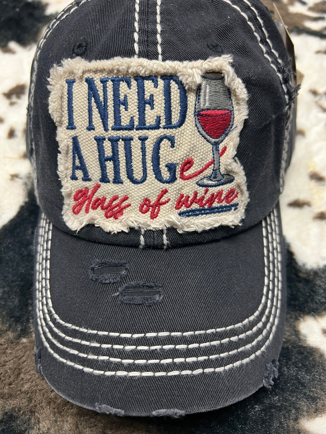 I Need a HUGe Glass of Wine Cap
