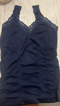 Load image into Gallery viewer, Navy Blue Ruged Cami Top
